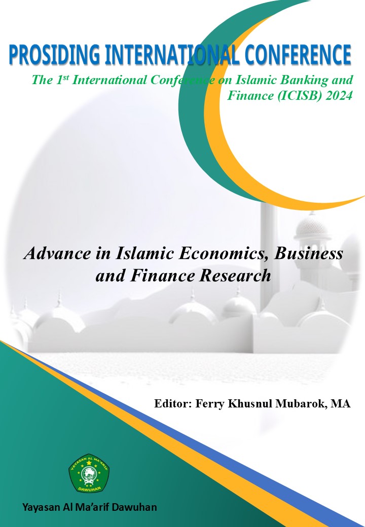 					View Vol. 2 No. 2 (2025): The 1st International Conference on Islamic Banking and Finance 2024 
				